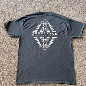 Pendleton Western Brand Charcoal Tee